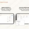 11 Template Notion Planificateur de voyages – organise facilement tes vacances avec un tableau de bord centralisé, la gestion des réservations, des to-do, du budget, de la valise, des bonnes adresses et du programme jour par jour.